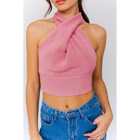 LE LIS MULTI TIE / CONVERTIBLE SWEATER TANK - Picture 9 of 11